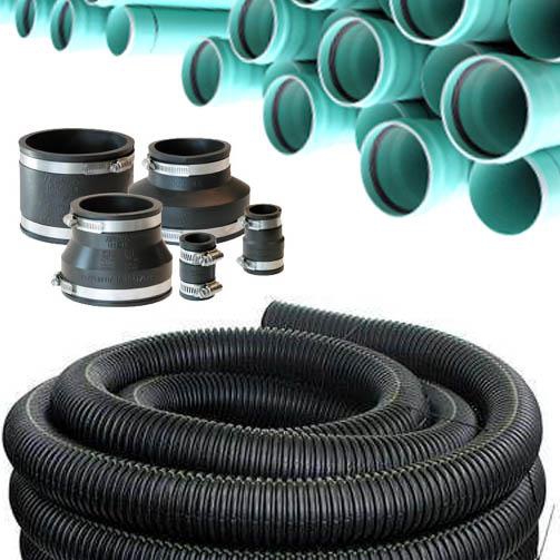 excavation vt gaskets and drain pipes